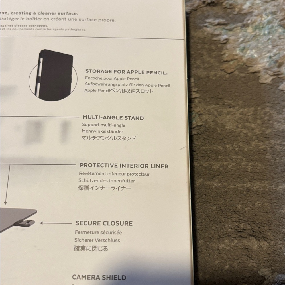 Speck Black Balance Folio for iPad 10.2” (2019-2021) - Picture 6 of 8